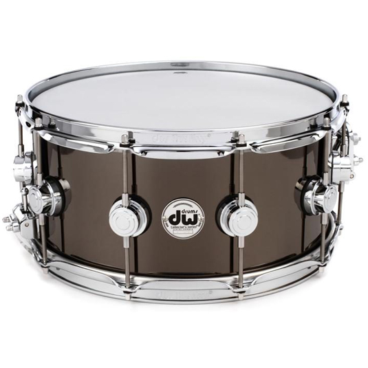 DW COLLECTOR’S BLACK NICKEL OVER BRASS SD 14″x6,5″